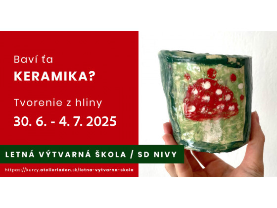 Keramika, 30. 6. - 4. 7.  v SD Nivy